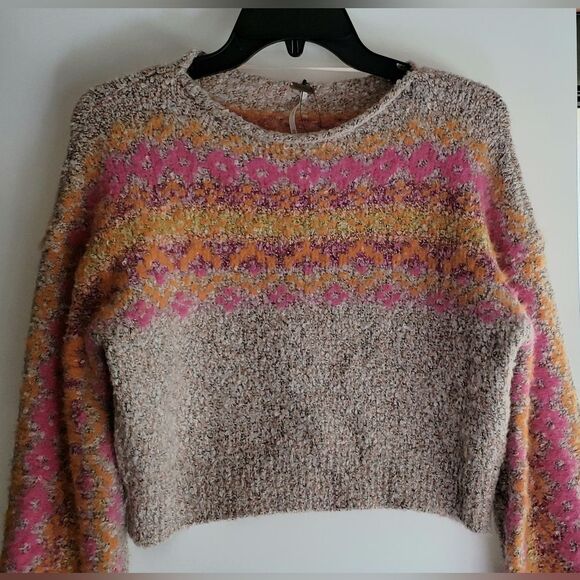 NWT Free People Women's Long Sleeve Sweater Size XS - Picture 4 of 11